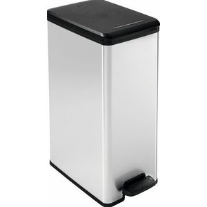 CURVER Odpadkový koš SLIM BIN 40l | stříbrná obraz
