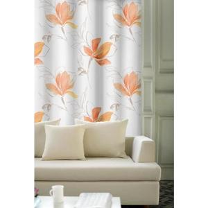Závěs dekorační, OXY Magnolie 150 cm, oranžový 150 cm obraz