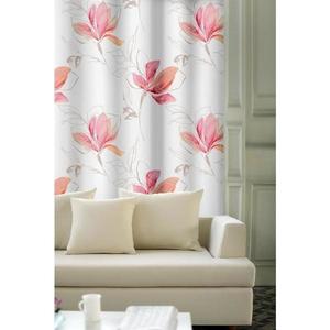 Závěs dekorační, OXY Magnolie, červená, 150 cm 150 cm obraz