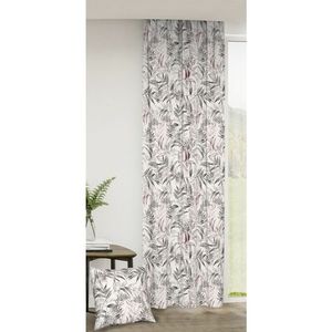 Závěs dekorační nebo látka, Soft Jasanové listí, bordový, 150 cm 150 cm obraz