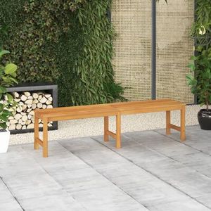 Zahradní lavice teak Dekorhome obraz