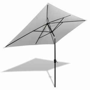 Zahradní slunečník s kovovou tyčí 300 x 200 cm obraz