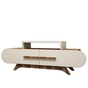 Televizní stolek Rose Walnut Cream obraz