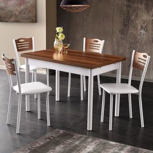 Jídelní stůl Polo Walnut White obraz