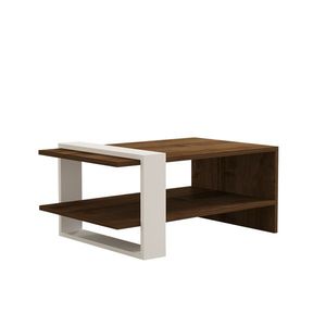 Konferenční stolek Gaye Walnut White obraz