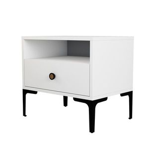 Noční stolek Lizbon White obraz
