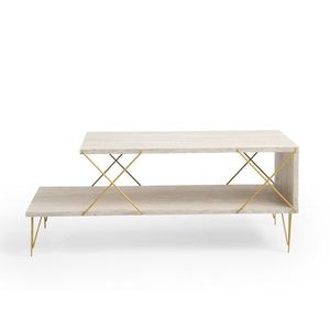 Konferenční stolek Loire Gold Travertine obraz