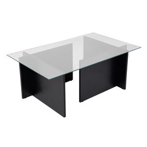 Konferenční stolek Vetrino Wood Black obraz