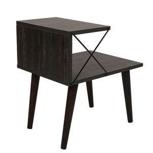 Noční stolek Cross Dark Brown obraz