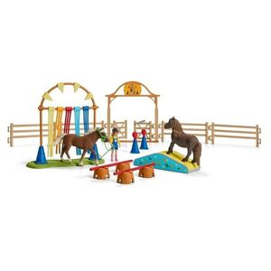 Schleich 42481 Trénink v agility pro poníky obraz