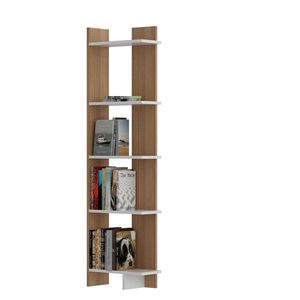 Knihovna Als Teak White obraz