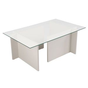Konferenční stolek Vetrino Wooden White obraz