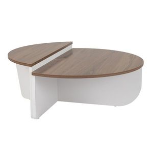 Konferenční stolek Orion Walnut White obraz