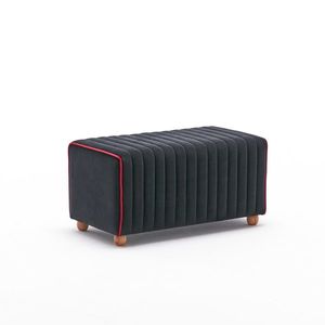Taburet Mabel Puf Black obraz