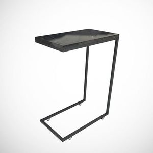 Odkládací stolek Callen Black Marble obraz