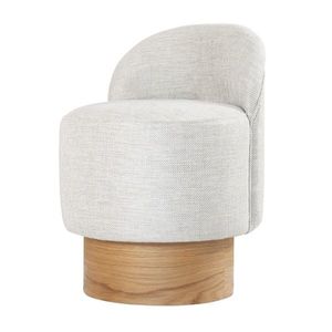 Taburet Barren Puf Light Grey obraz