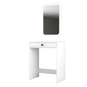 Kosmetický stůl Lizbon Mirror White obraz