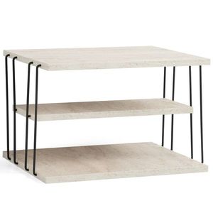 Odkládací stolek Lifon Black Travertine obraz