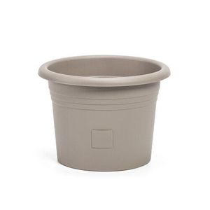 Plastia Samozavlažovací květináč Narza pr. 60 cm, taupe, pr. 60 cm obraz