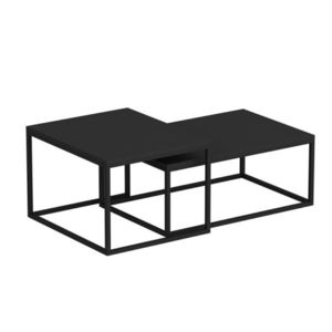 Odkládací stolek Leka Black, 2 ks obraz