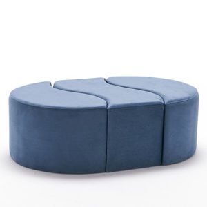 Taburet Alya Puf Blue obraz