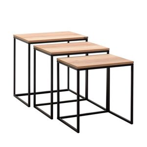 Odkládací stolek SHP 933 Black, 3 ks obraz