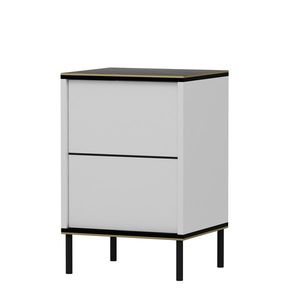 Noční stolek Imaj White Marble obraz