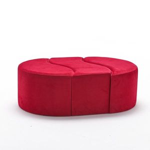 Taburet Alya Puf Red obraz