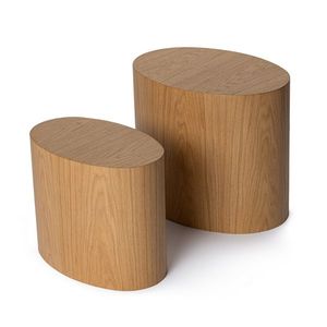 Odkládací stolek Elipse Set Oak, 2 ks obraz
