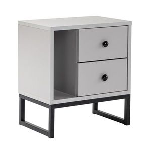 Noční stolek Glimmer Grey obraz