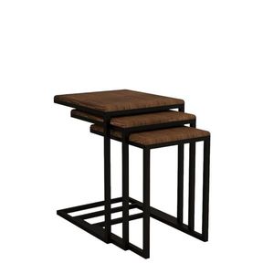 Odkládací stolek Ege Walnut, 3 ks obraz