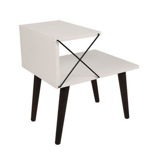 Noční stolek Cross White obraz