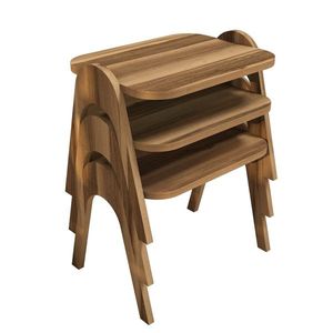 Odkládací stolek Paris Walnut, 3 ks obraz