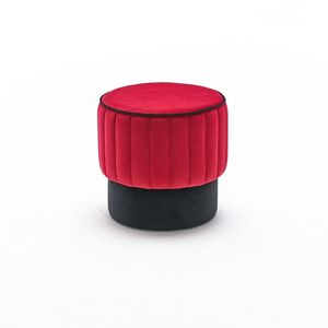 Taburet Rose Puf Red obraz