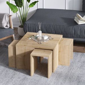 Konferenční stolek Ortanca Sapphire Oak obraz