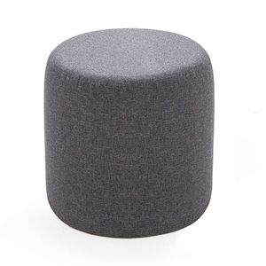 Taburet Silindir Puf Anthracite obraz