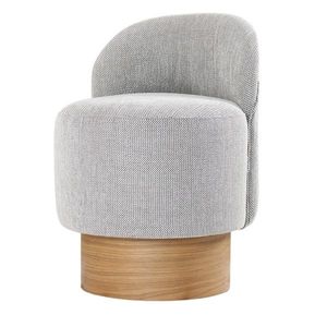 Taburet Barren Puf Grey obraz