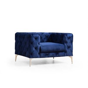 Křeslo Como Navy Blue obraz