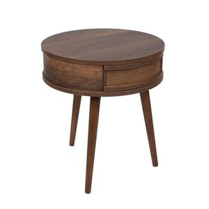 Odkládací stolek Yuvarlak Walnut obraz