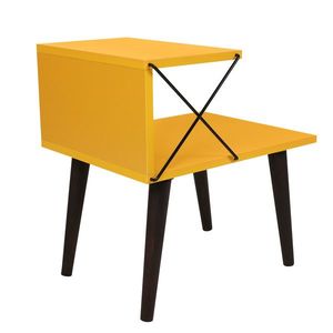 Noční stolek Cross Yellow obraz