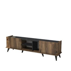 Televizní stolek Elegante Walnut Black obraz