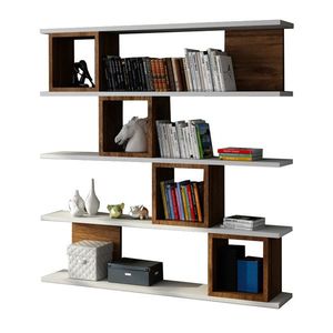 Knihovna Wind White Walnut obraz