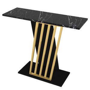 Odkládací stolek Gravity Black and Gold obraz