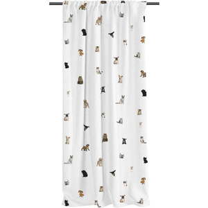 Bílý dětský závěs z bavlněného saténu 110x250 cm The Cutest Ones – Butter Kings obraz