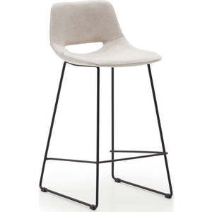 Béžová barová židle (výška sedáku 65 cm) Zahara – Kave Home obraz