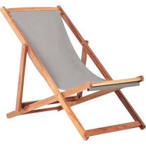 Šedé/v přírodní barvě dřevěné zahradní lehátko Dionysus – Bonami Essentials obraz