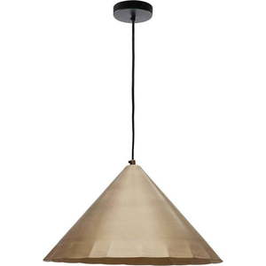 Závěsné svítidlo v mosazné barvě s kovovým stínidlem ø 46 cm Parlava – Kave Home obraz