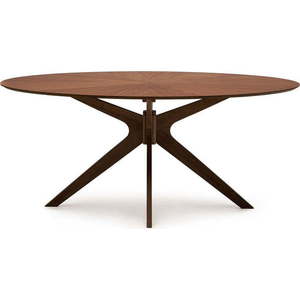 Jídelní stůl s deskou v dekoru ořechového dřeva 110x180 cm Naanim – Kave Home obraz