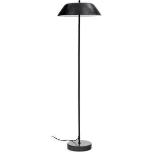 Černá stojací lampa s kovovým stínidlem (výška 153 cm) Sayra – Kave Home obraz