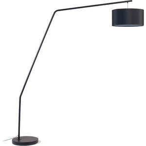 Černá stojací lampa s textilním stínidlem (výška 221, 5 cm) Ciana – Kave Home obraz